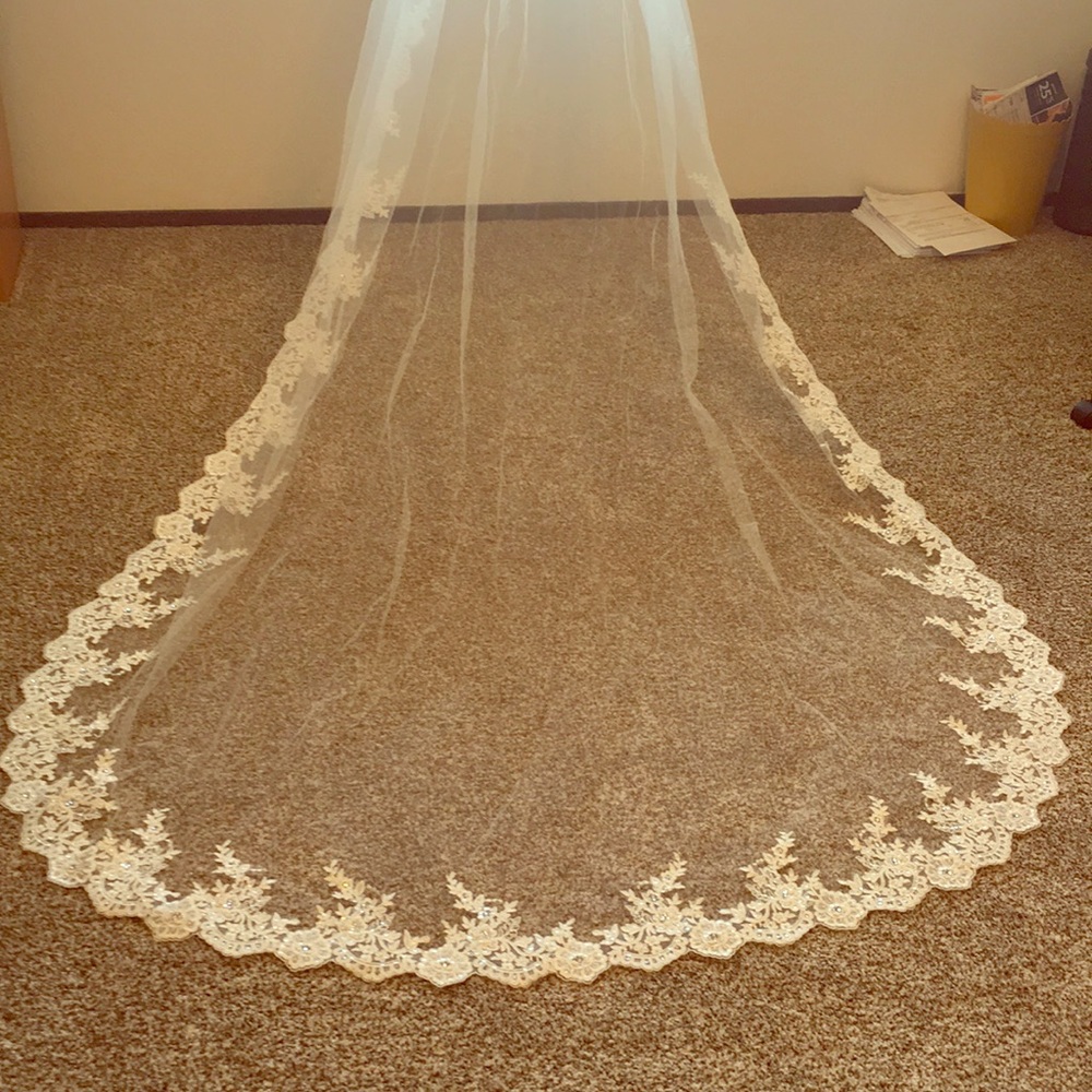 Morilee cathedral veil